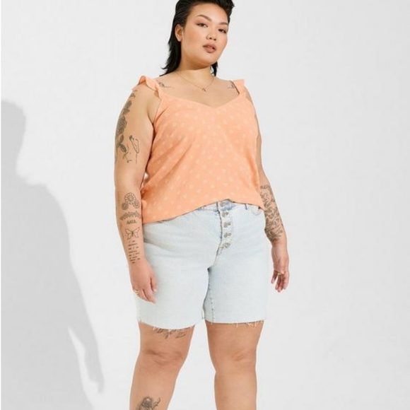 TORRID SIZE 2 RUFFLE STRAP TANK - Picture 3 of 3